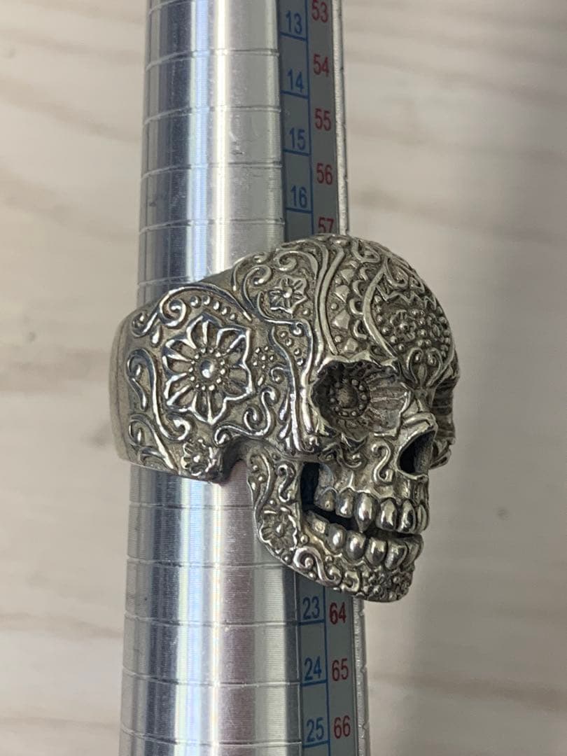 メキシカン　スカル　19号　silver 925 リング