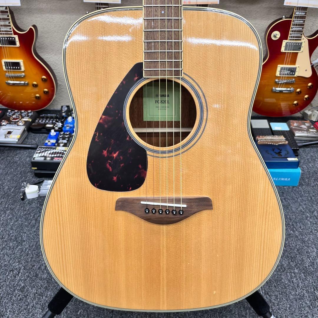 【10595】 左利き用 YAMAHA FG820L アコースティックギター