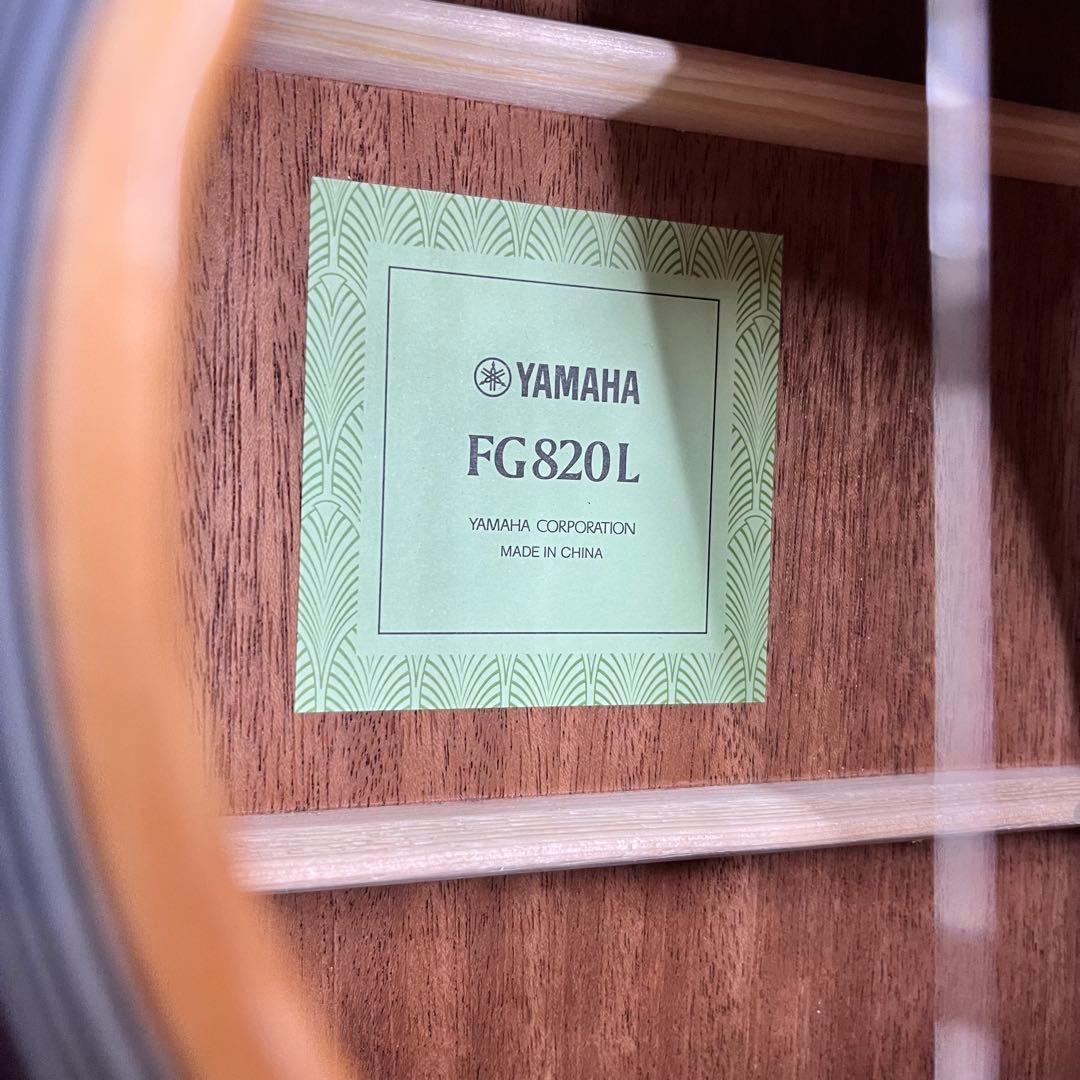 【10595】 左利き用 YAMAHA FG820L アコースティックギター