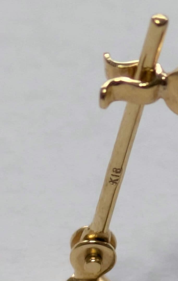 k18 ピアス※片耳　　フープピアス