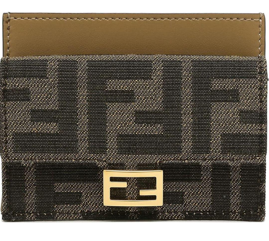 【新品未使用】正規品 フェンディ ズッカ キャンバス×レザー ケース