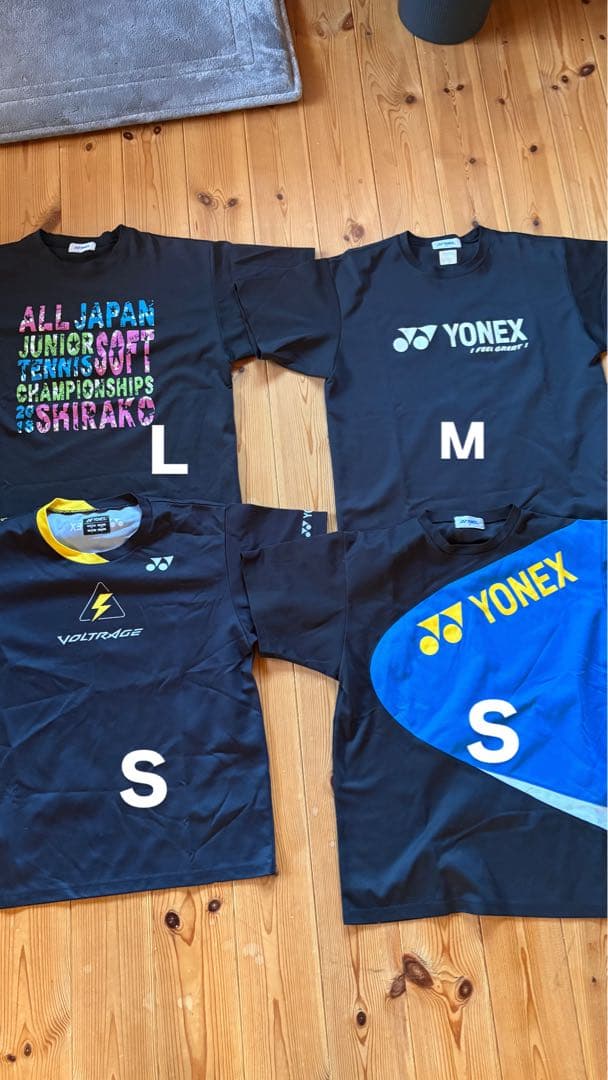 ソフトテニス引退品全34着