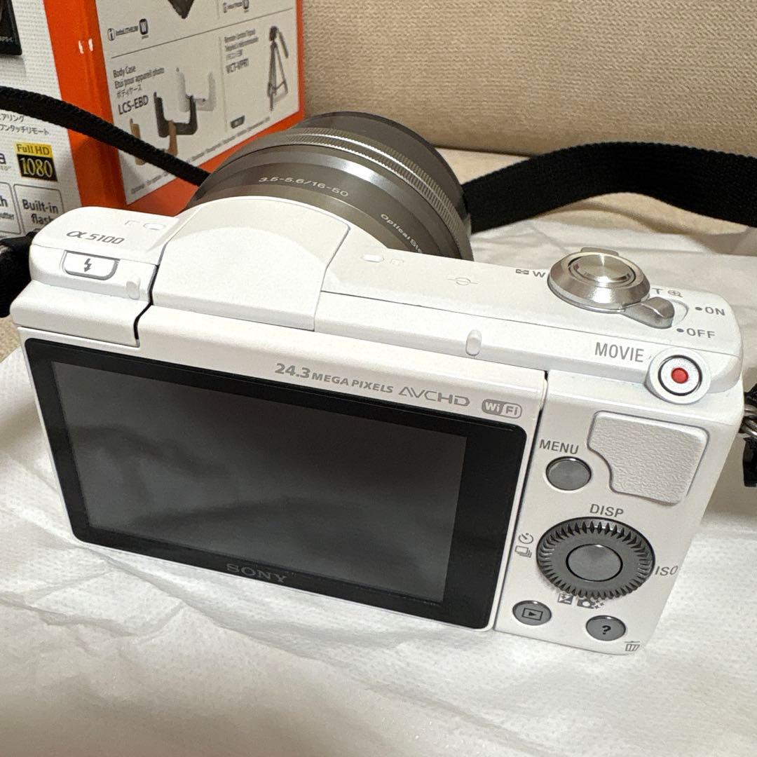 【美品】SONY ソニー α5100 ミラーレス 一眼 パワーズームレンズキット
