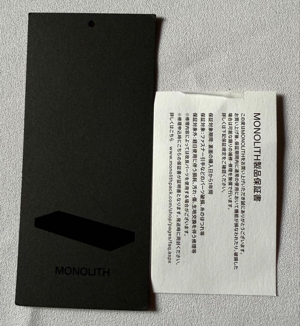 バッグ monolith SHOULDER PRO FLAP M BLACK