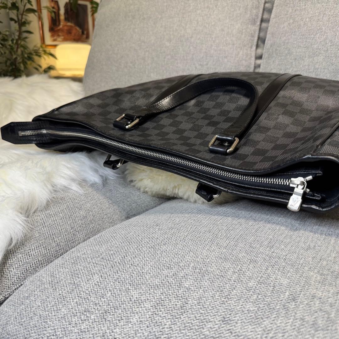 ルイヴィトン ダミエ グラフィット タダオ ハンドバッグ 2WAYショルダー付