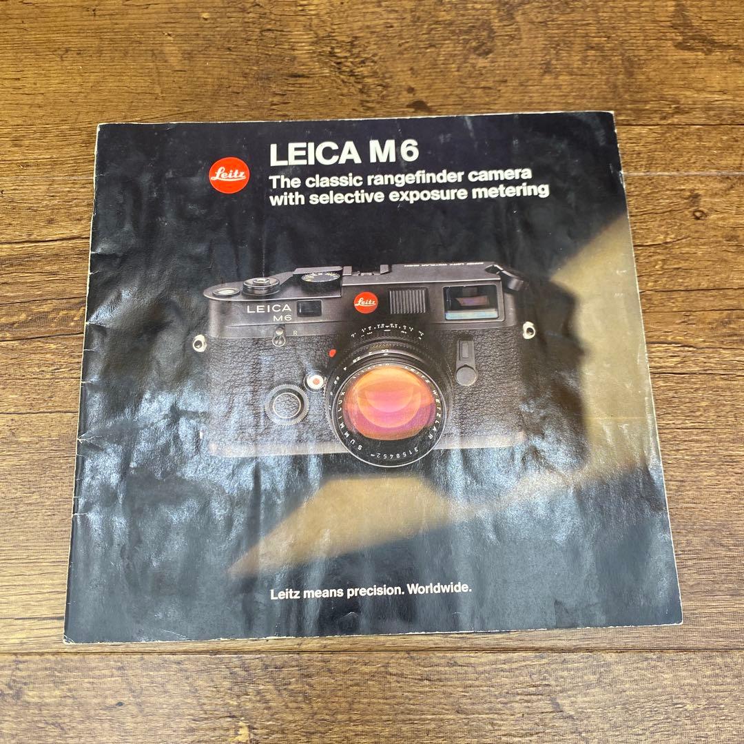 Leica ライカ M6 使用説明書 H-451