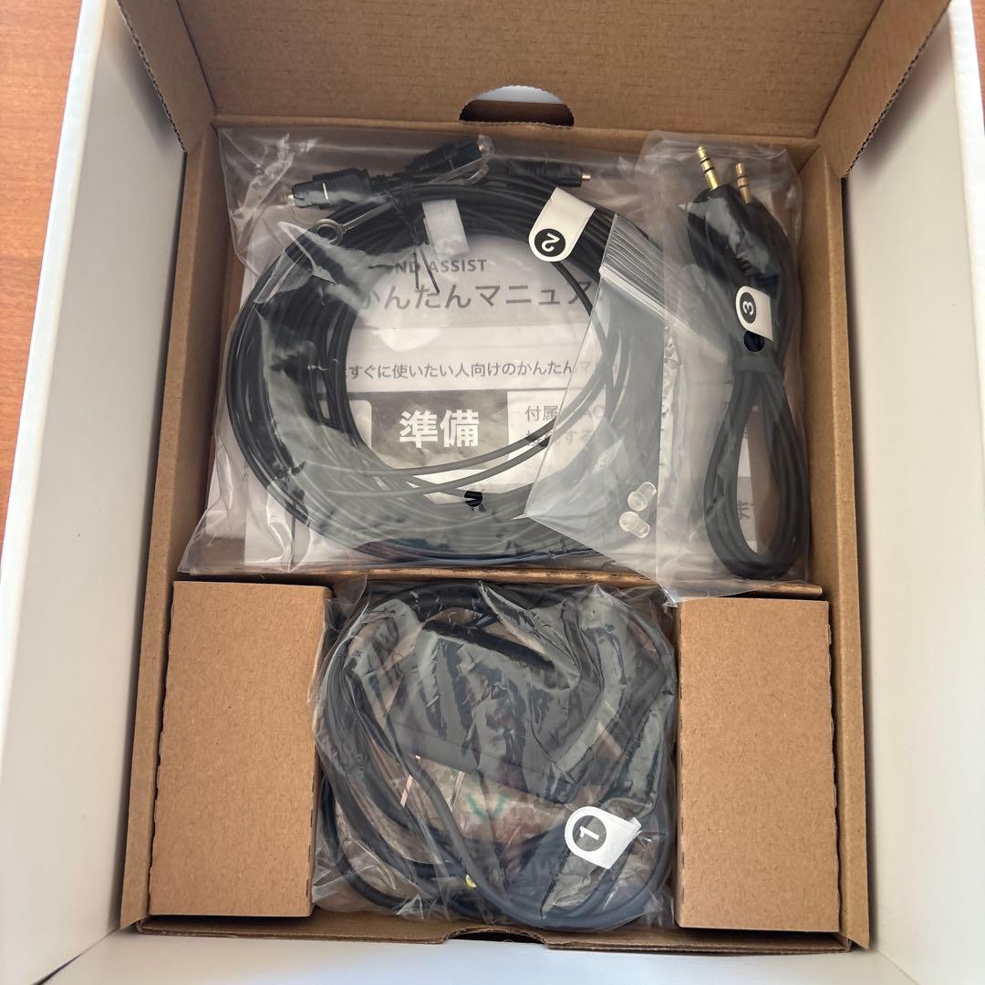 オーディオテクニカ ワイヤレスネックスピーカー　ケーブル付