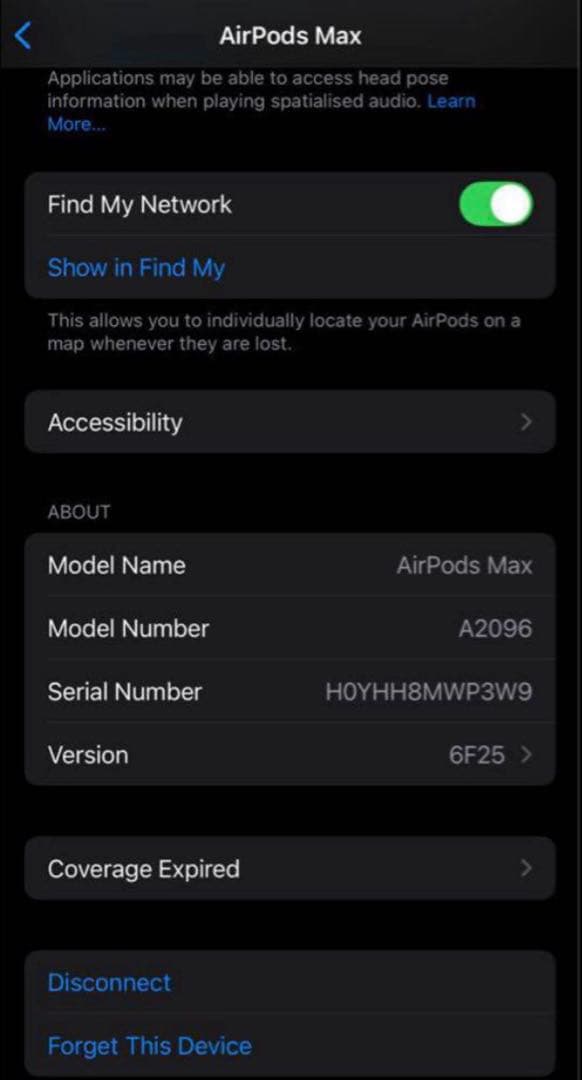 正規品AirPods Max スペースグレー 本体　ジャンク品