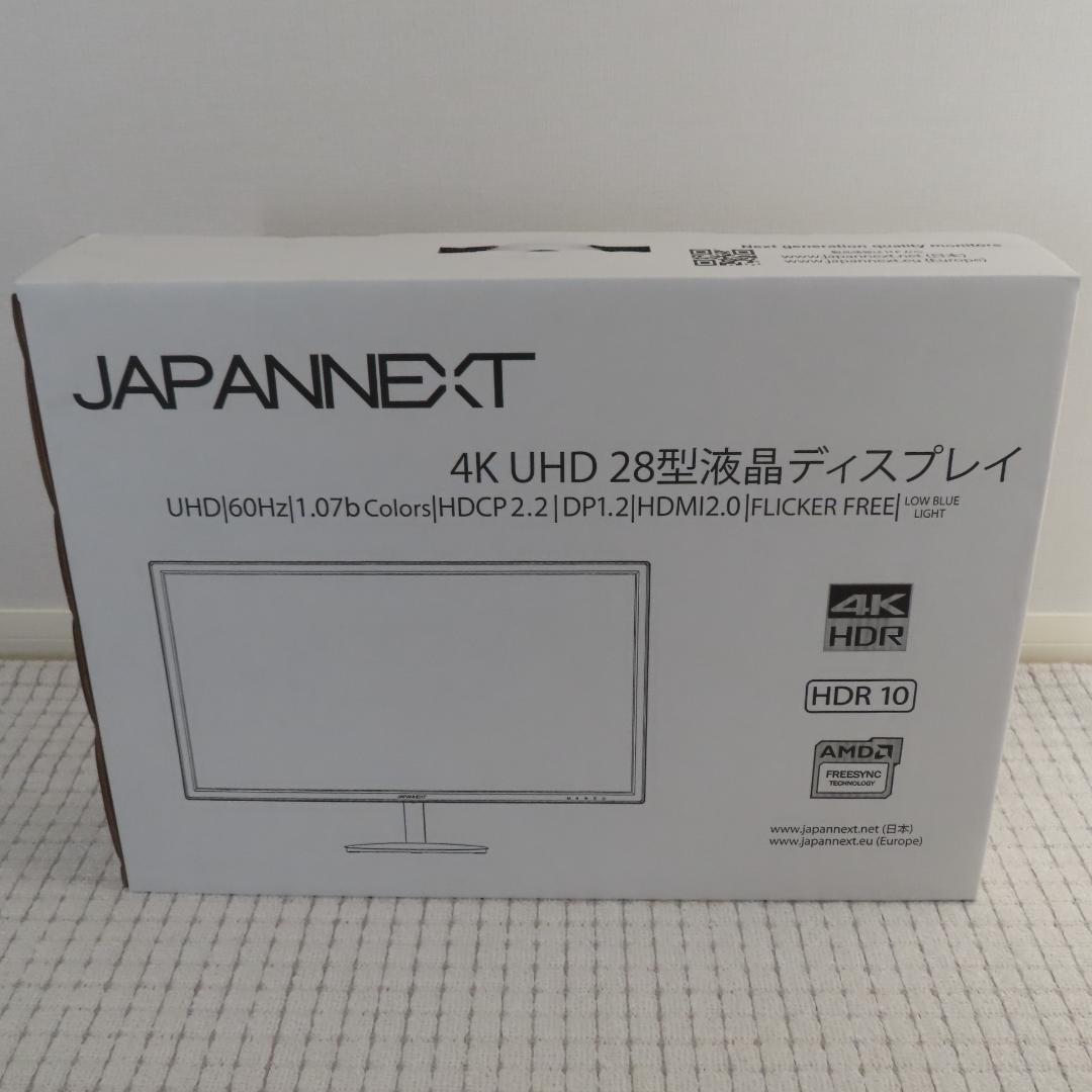JAPANNEXT JN-T2888UHDR 4K 28インチ液晶ディスプレイ