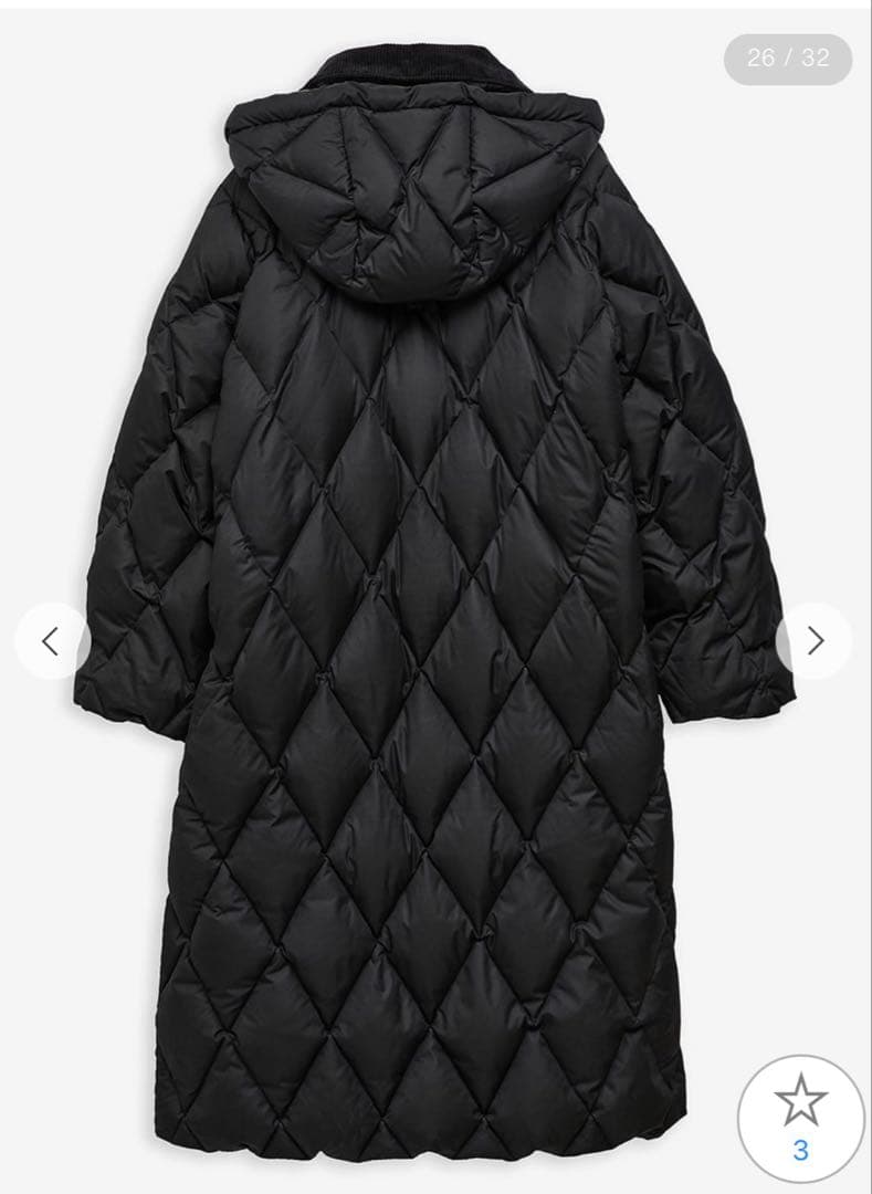 Barbour Yasminキルティング ダウン ジャケット ロング　タグ有り