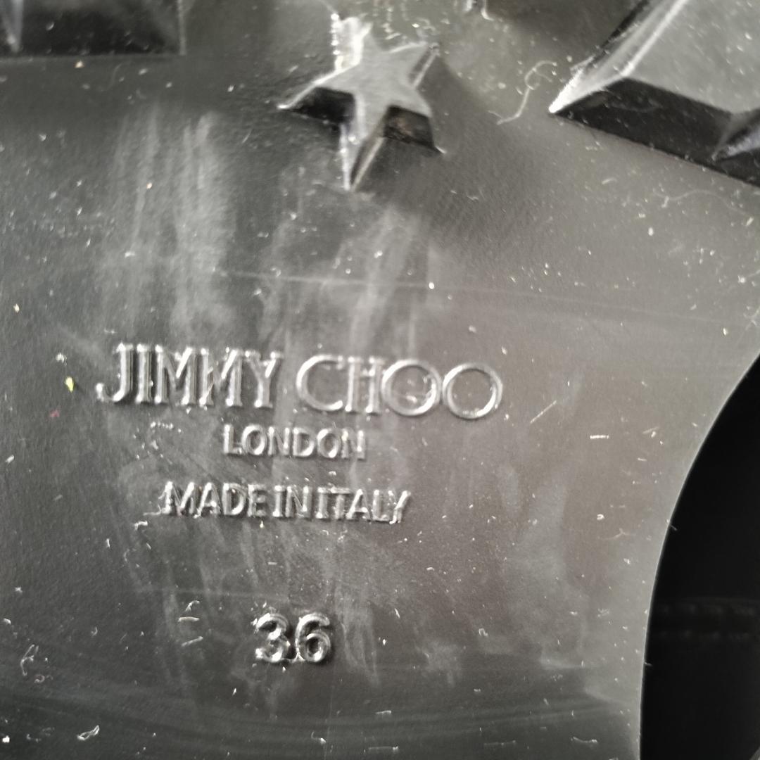 ⑲ JIMMY CHOO ジミーチュウ レインブーツ 36 23cm