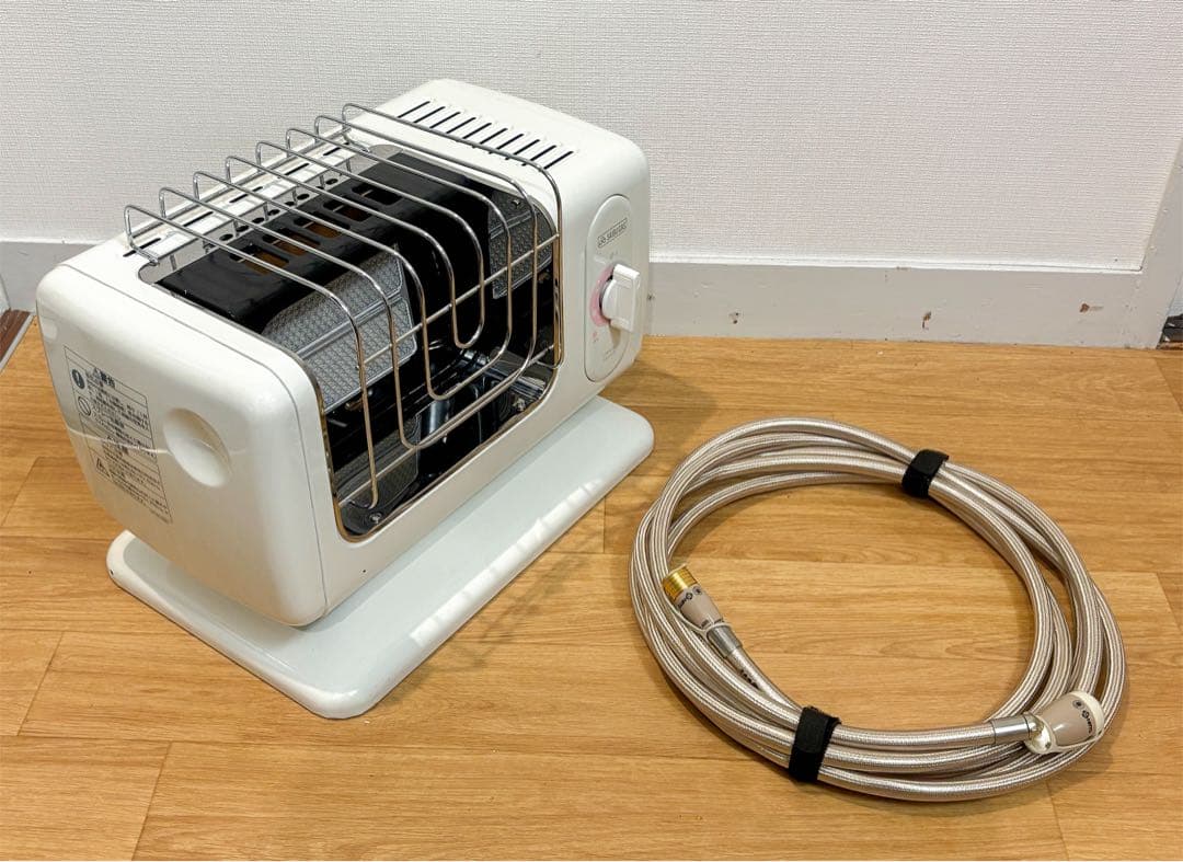 Rinnaiリンナイ都市ガス用赤外線ストーブR-483PMSⅢ　ホース4ｍ付き