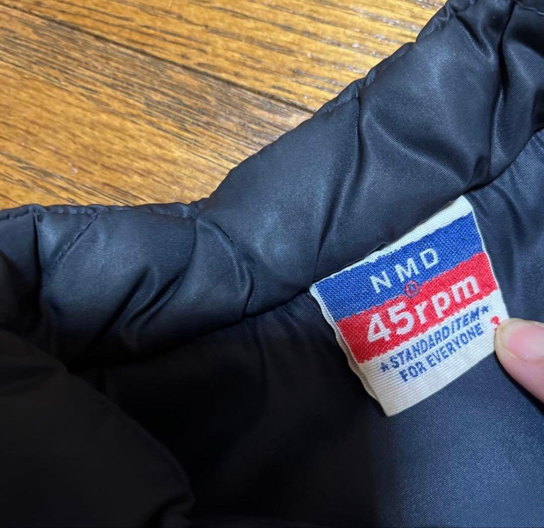 45rpm ネイビー ダウンジャケット