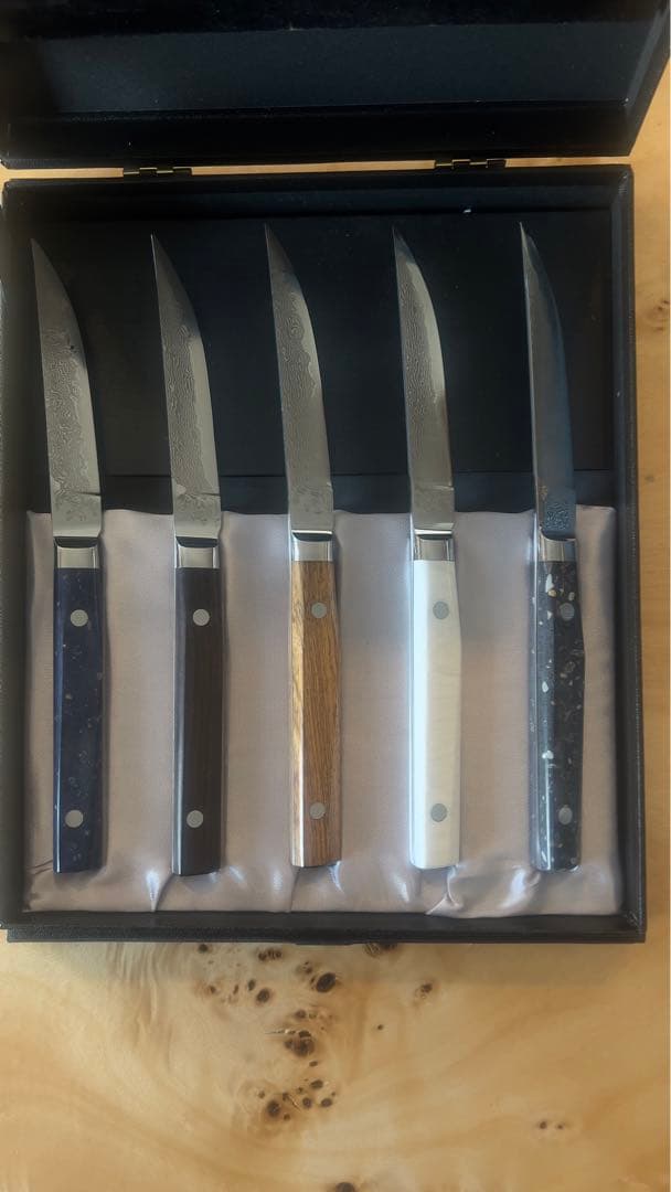 高村刃物　テーブルナイフ 5本セット 半年かけて作ったオーダーメイド 未使用品