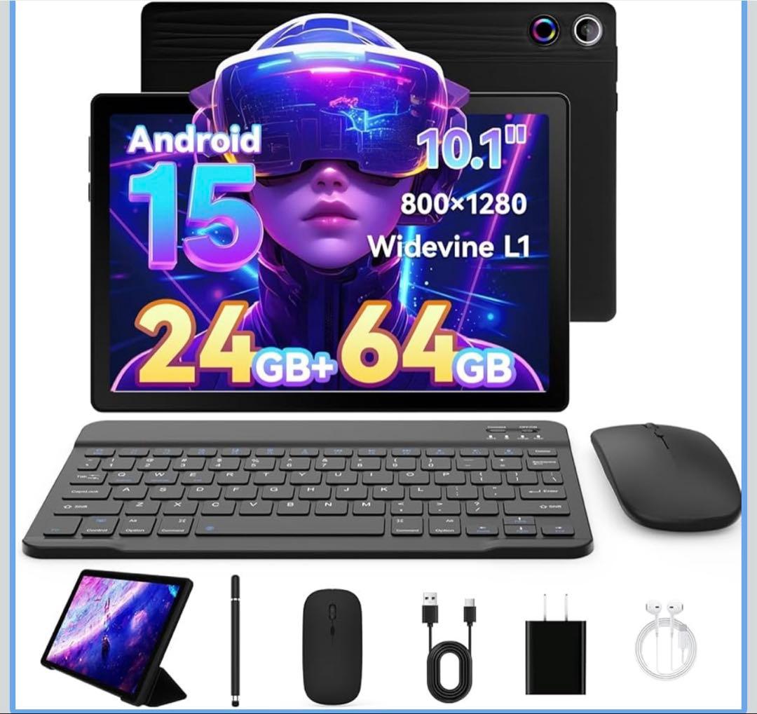 ⚠️最終値下げ⚠️タブレット 10インチ 124GB+64GB+1TB拡張