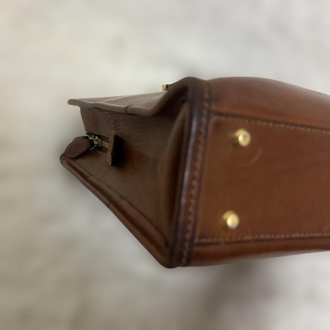 大峡製鞄　おおばせいほう　ビジネスバッグ　ブリーフケース　A4収納可能　ブラウン