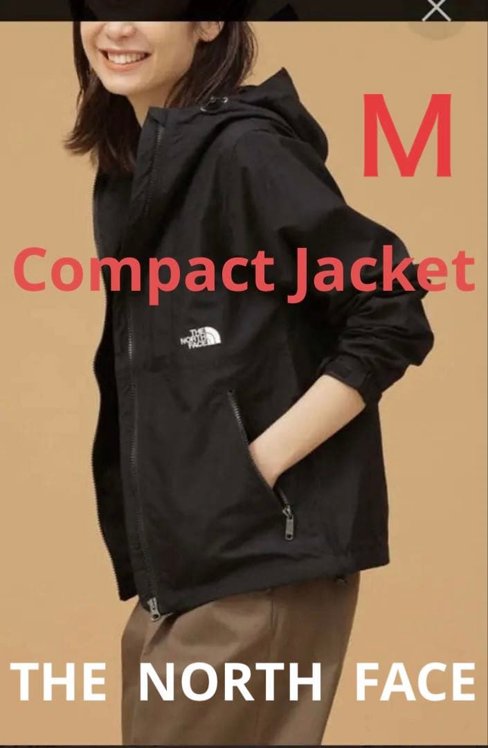 ノースフェイスCompact JacketコンパクトジャケットブラックＭ