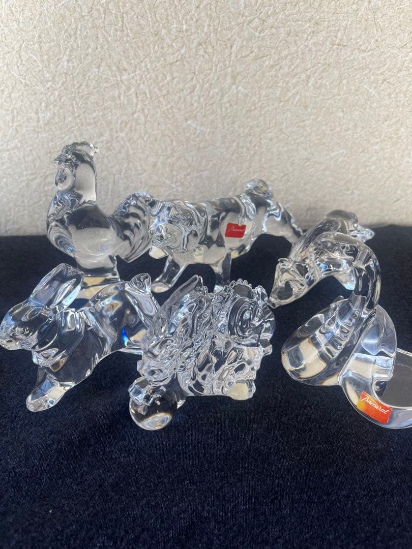 【美品・希少】バカラ 干支 十二支 セット ガラス クリスタル　ブランド