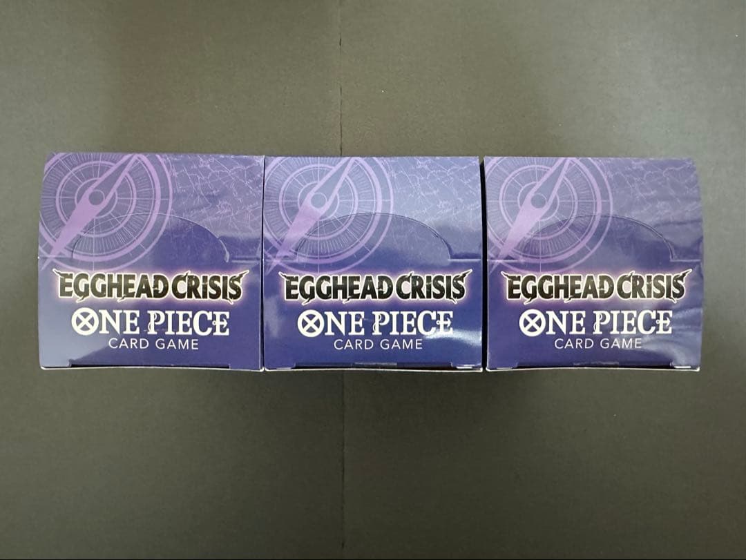 ONE PIECEカード　EGGHEAD CRISIS テープ未開封3box