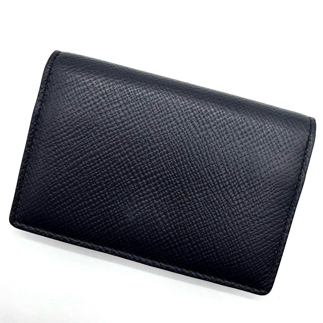 美品✨スマイソン　Panama　カードケース　名刺入れ　レザー　バイカラー　黒赤