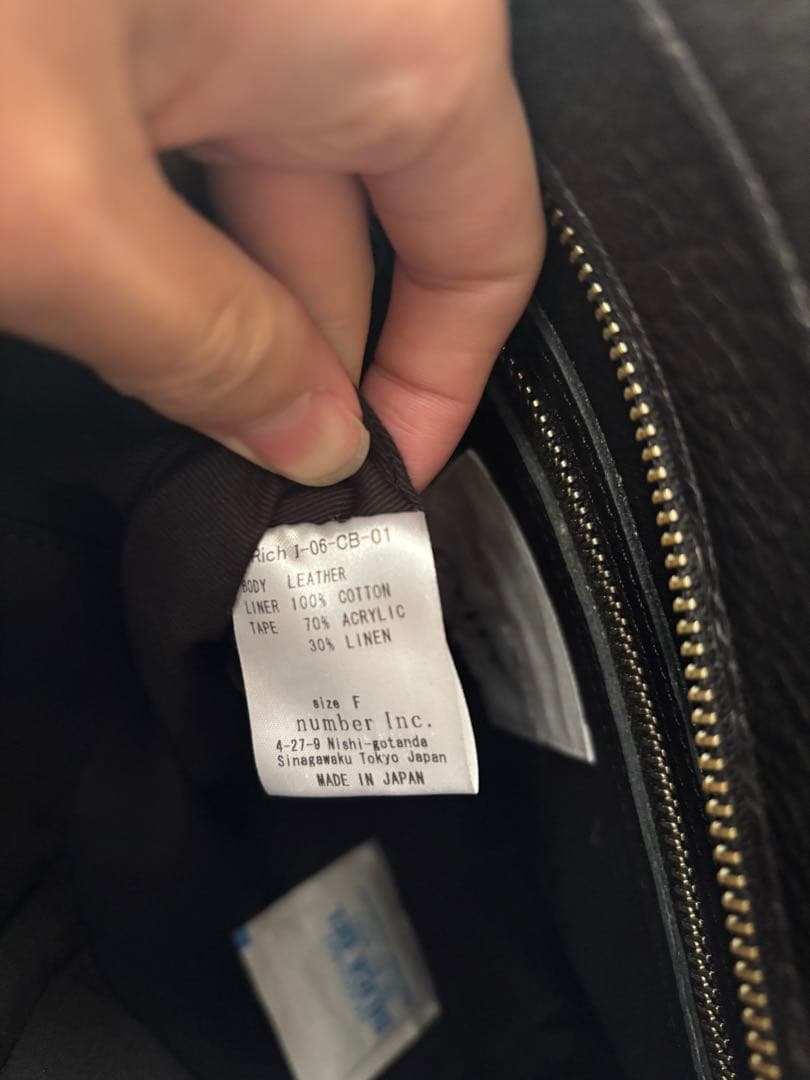 CTHY×Rich I　LEATHER MINI HELMET BAG　アノネイ