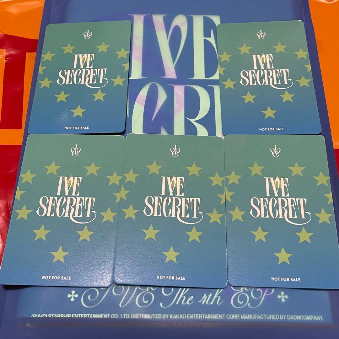 IVE SECRET 11/24 オフイベ 大阪 会場限定 トレカ 5枚セット