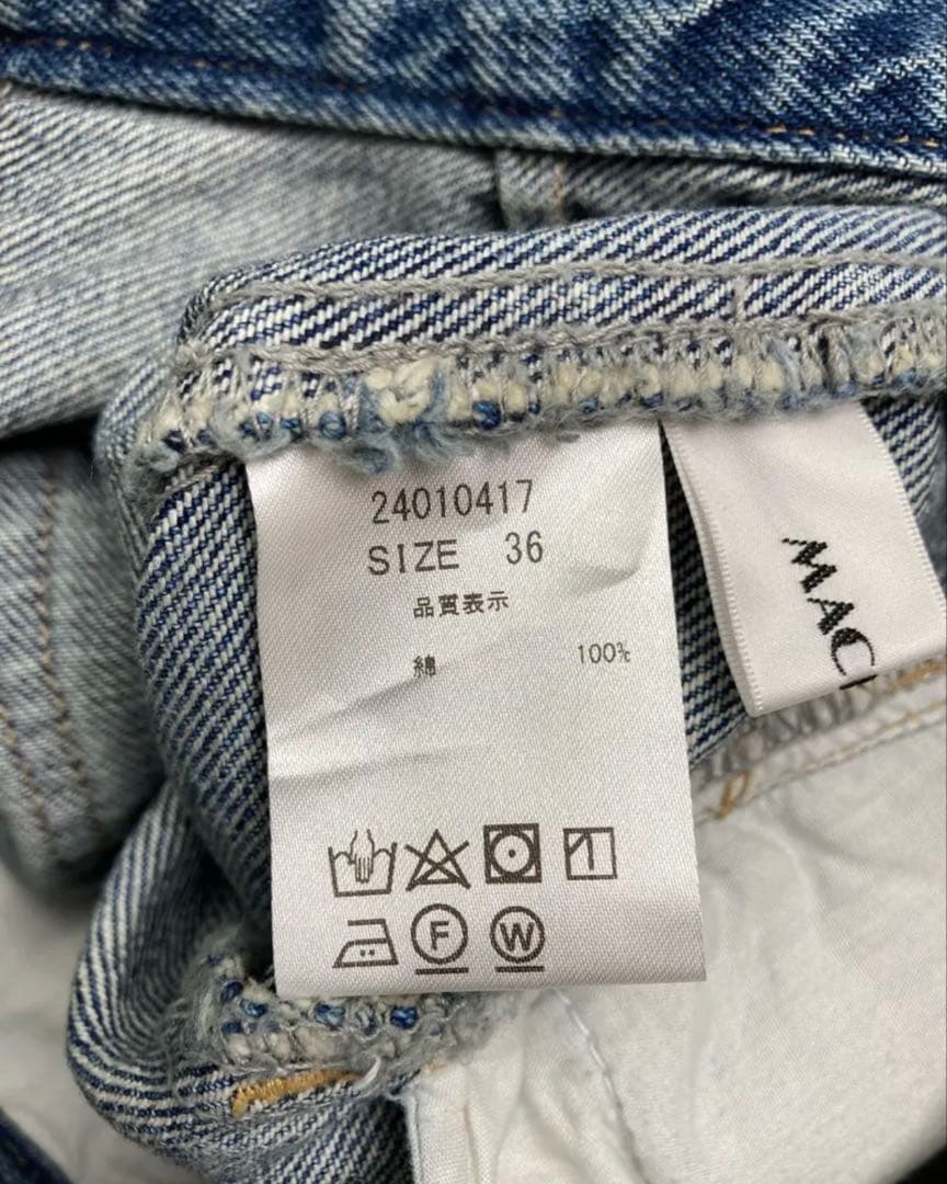 MACHATT マチャット　カーブデニム　36