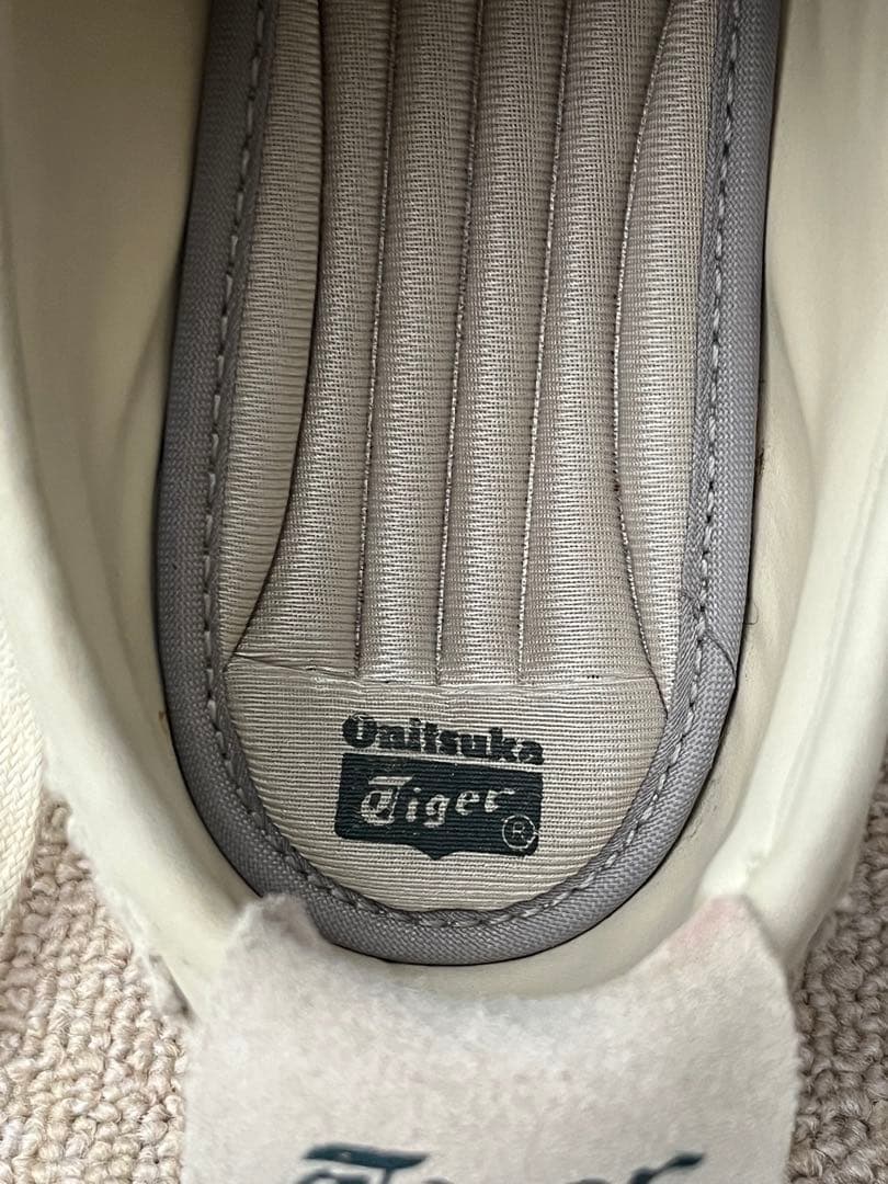 28cm 限定品 オニツカタイガー ミニ MINI コラボ スニーカー 白 緑