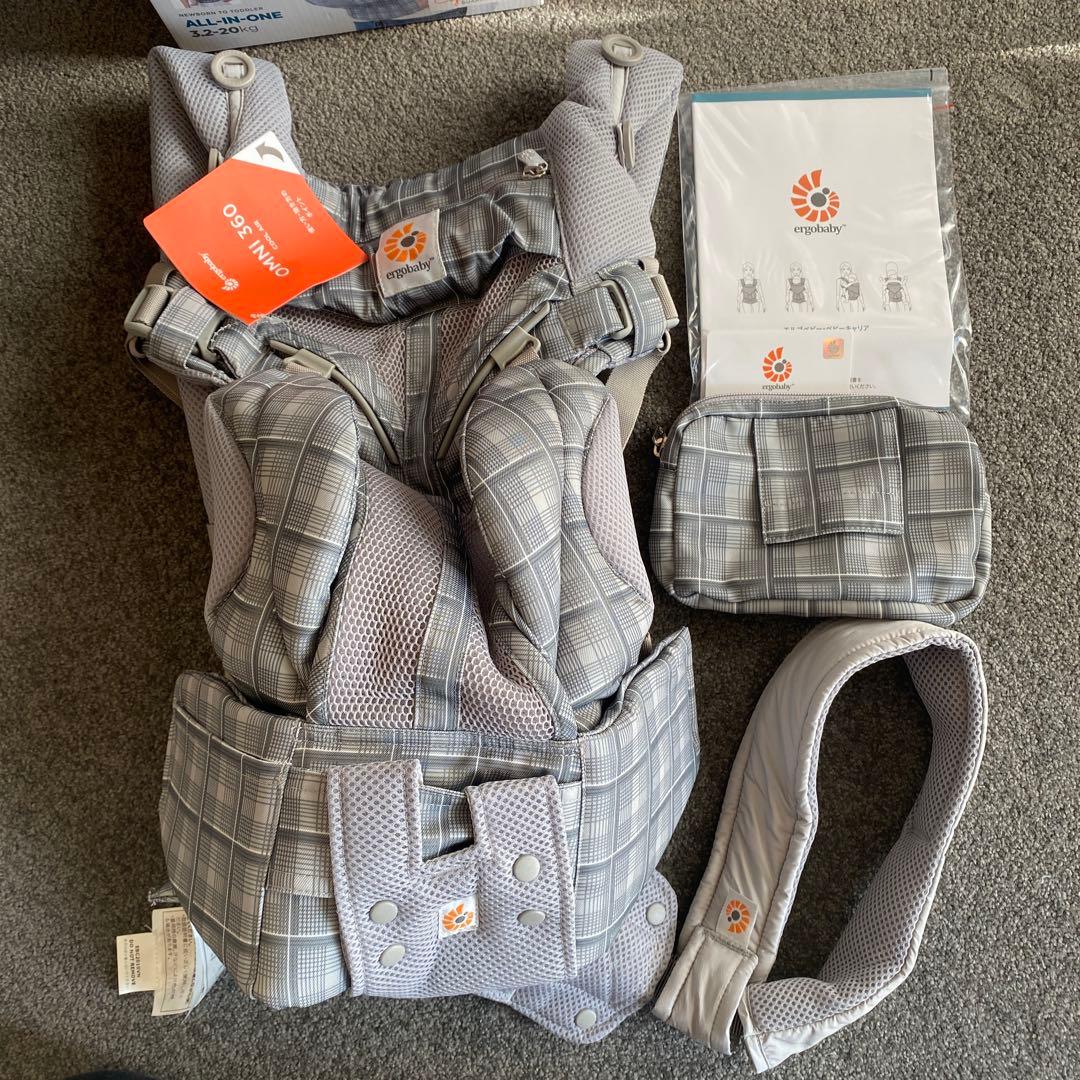 【新品未使用】ergobaby OMNI 360 抱っこ紐 日本限定グレー