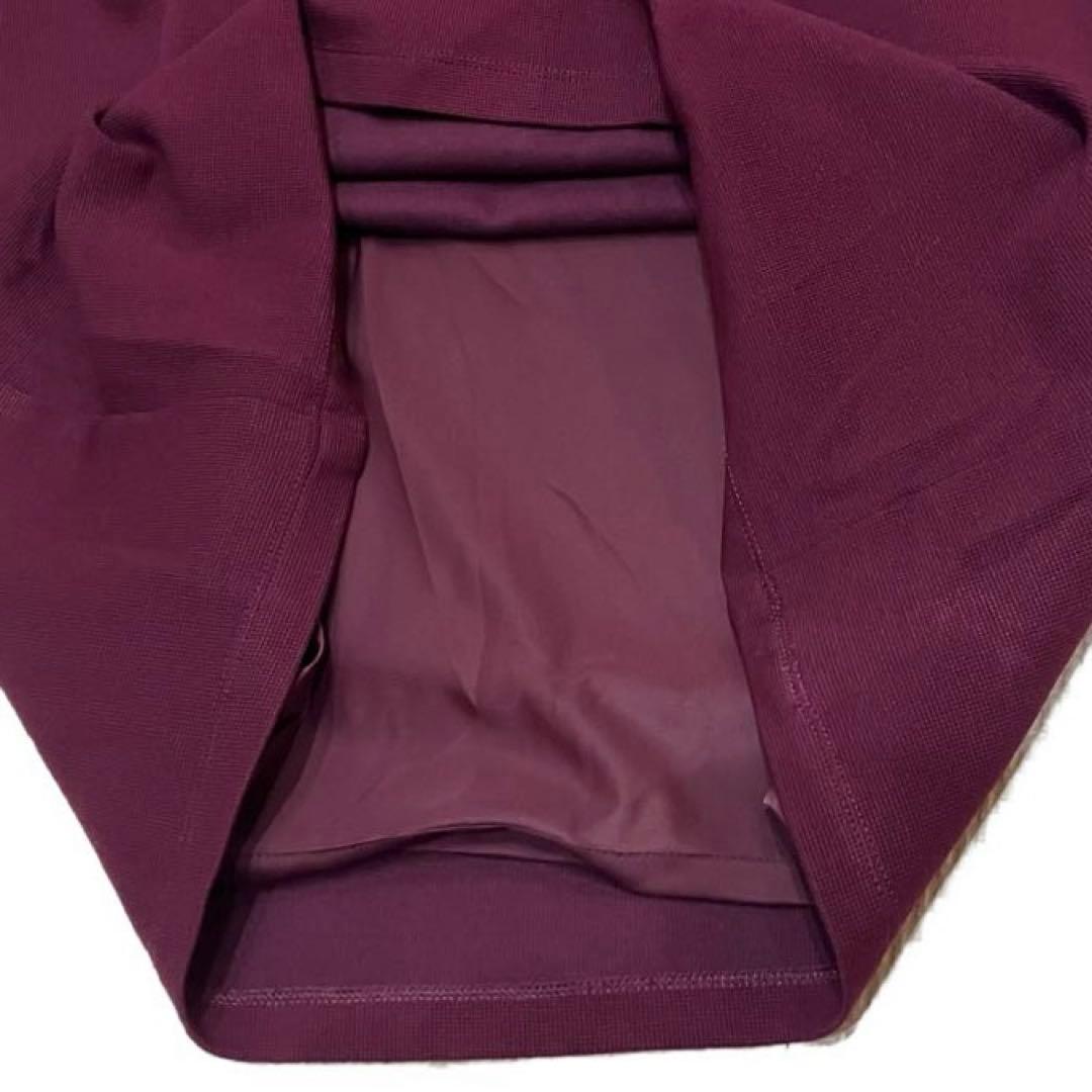 【美品】kay me カシュクール 13号 膝丈ワンピース 日本製 ワッフル