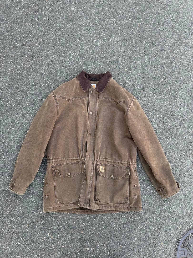 Carhartt ブラウンジャケット　コート　USA 80年代