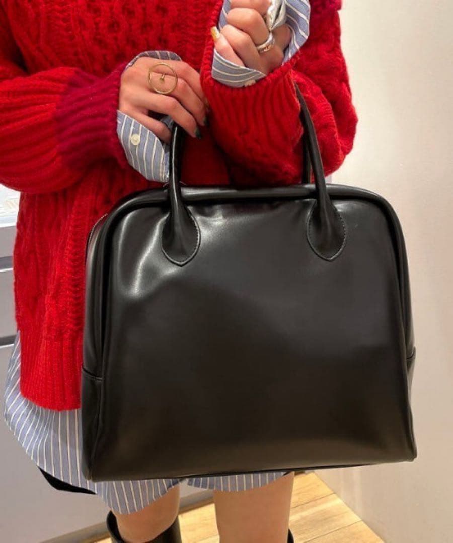 【ほぼ未使用✨】Ray BEAMS ビッグ ボストン バッグ ブラック