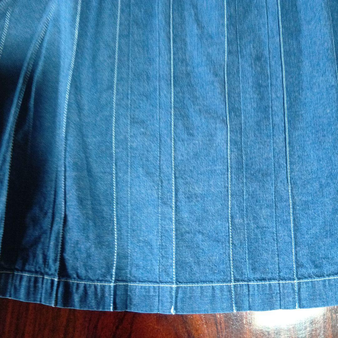 ☆ピンクハウス☆デニム フリル付きワンピース