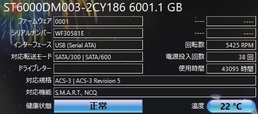 【2台セット】Seagate ST6000DM003 6TB HDD