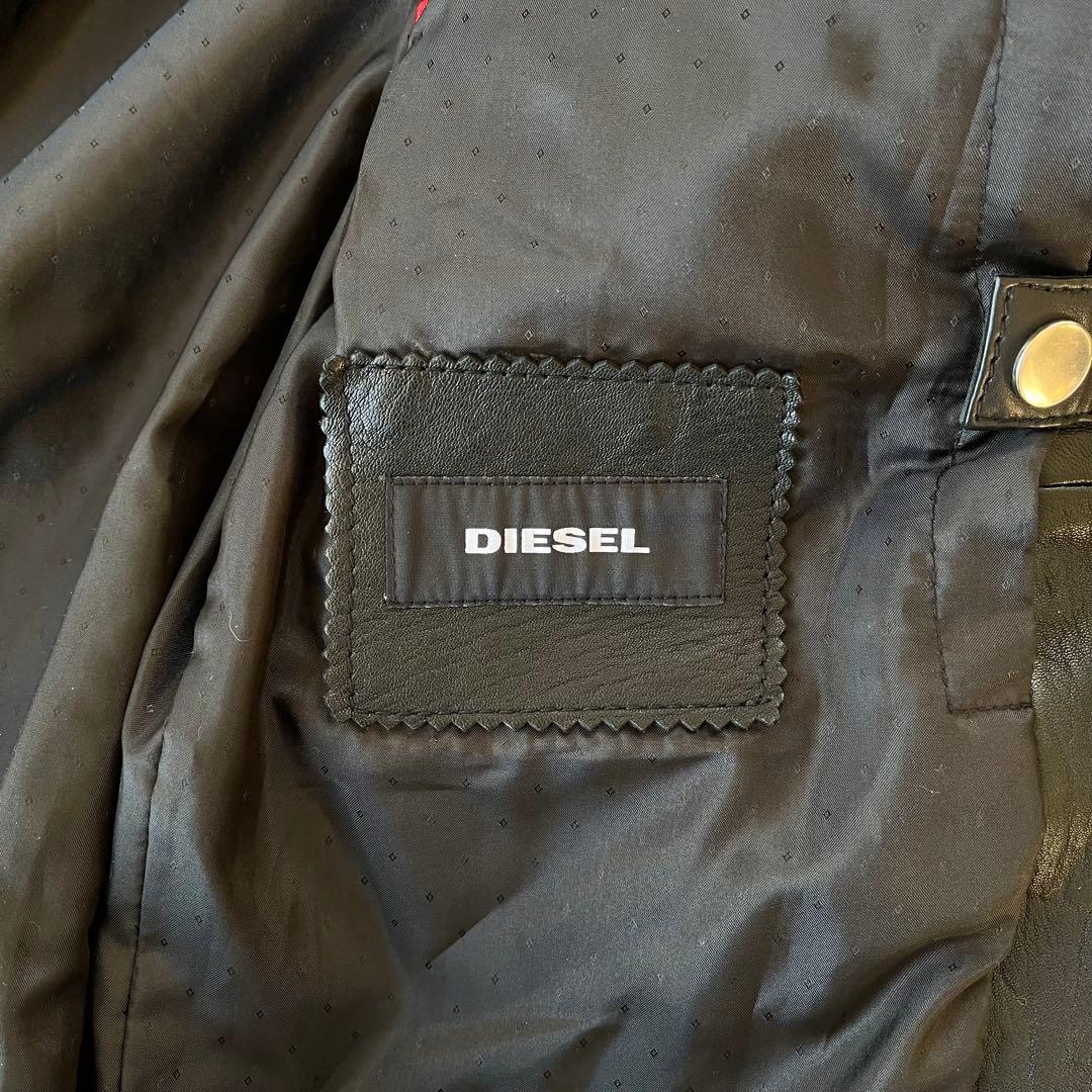 ジャケット・アウター DIESEL Leather Biker Jacket