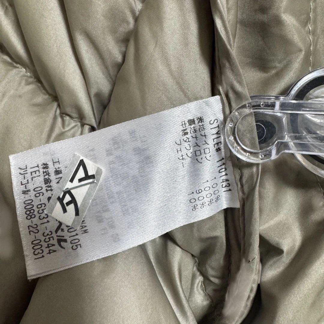 美品モンベル800FP ライトアルパインダウンパーカ Mイエローy2k短丈