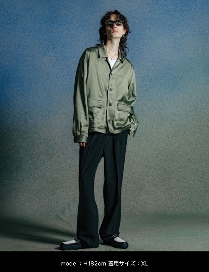 THE CRIMIE サイズLチェーンステッチ刺繍ブルゾン クライミー