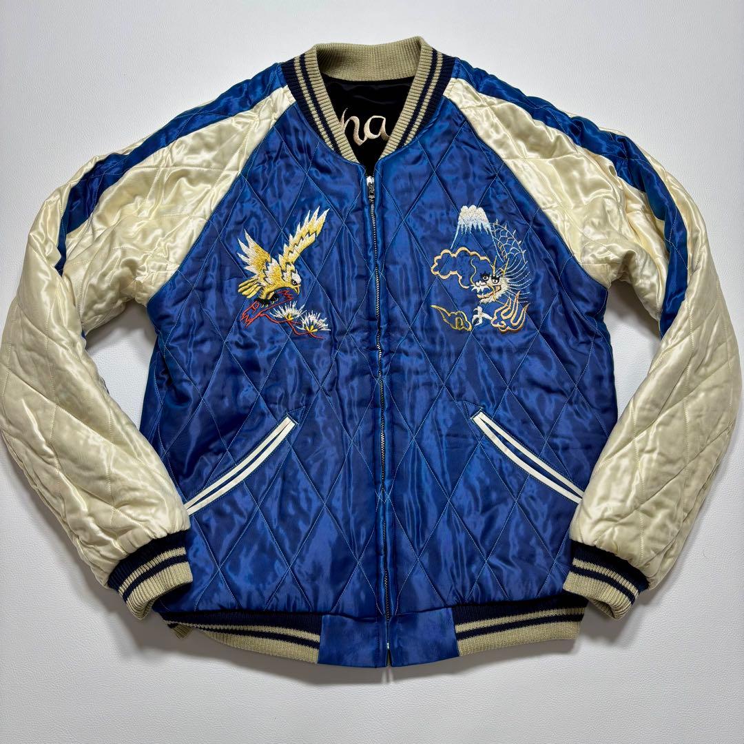 極美品・タグ付き✨ テーラー東洋 別珍 ホワイトタイガー イーグル キルティング