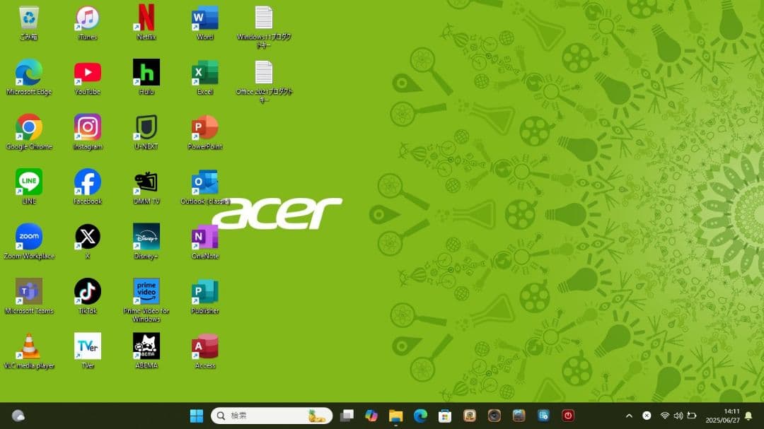 設定済み✨️Acer Aspire A5✨️Win11✨️SSD✨️オフィス