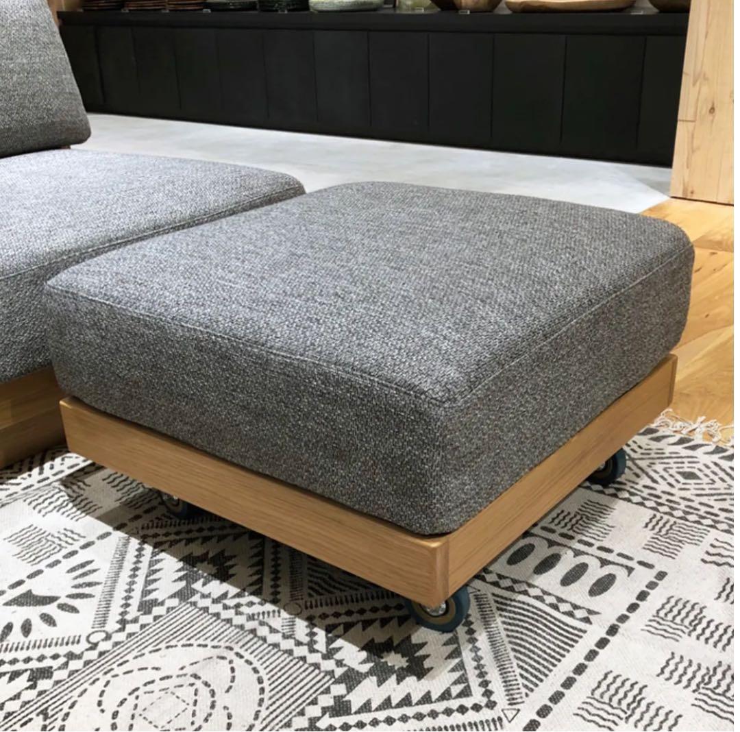 【美品】　WTW マリブ オットマン グレー キャスター MALIBU ⓶