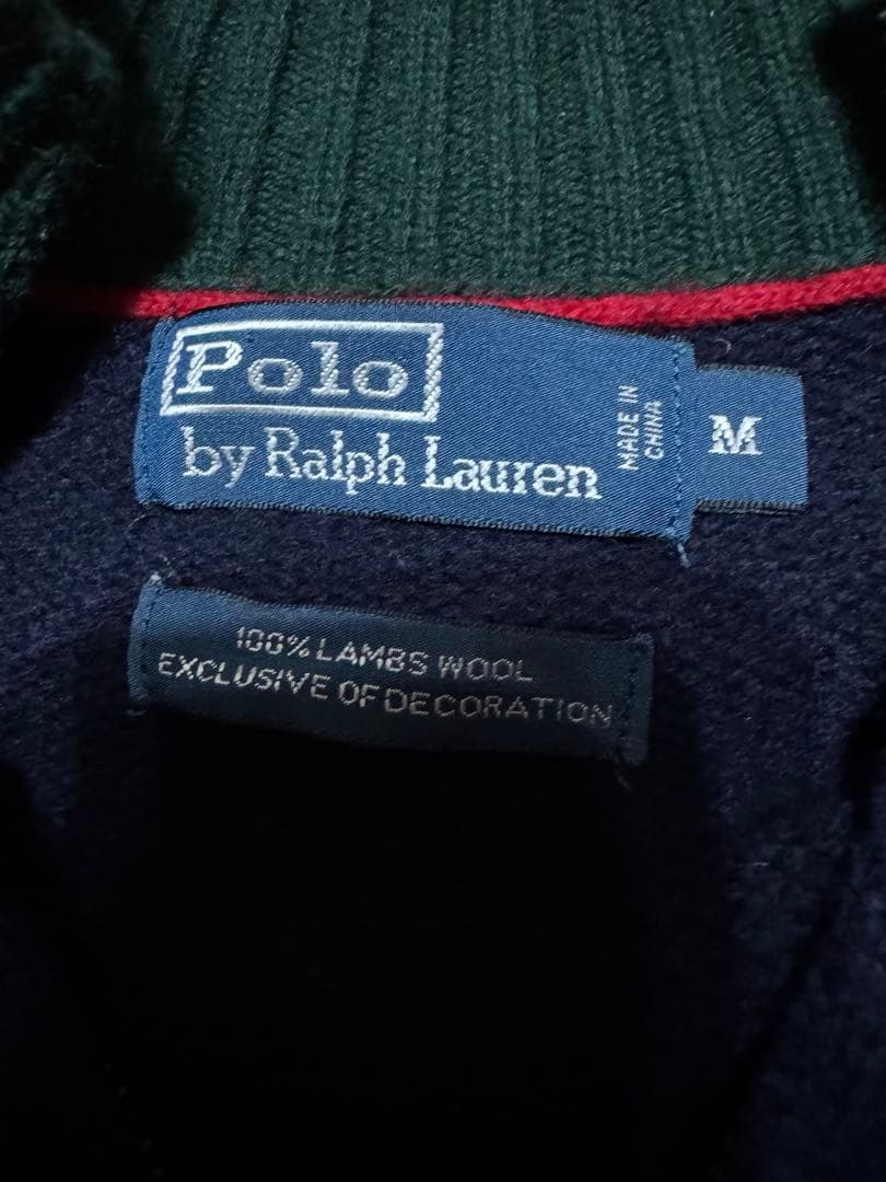 ポロバイラルフローレン ジップ ニット セーター