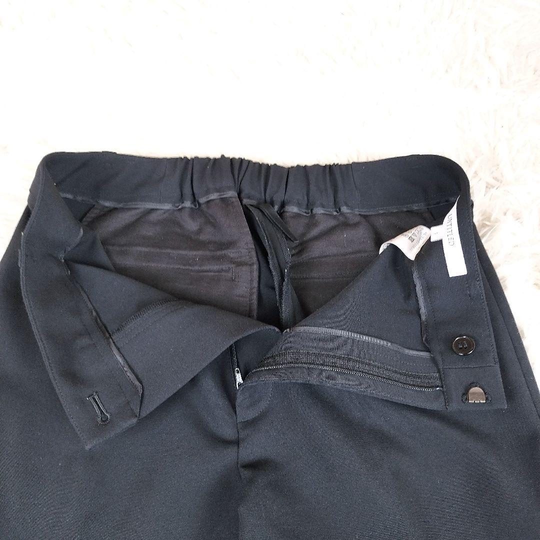 ✨️美品✨️ アンタイトル セットアップ パンツスーツ ノーカラー 洗える S