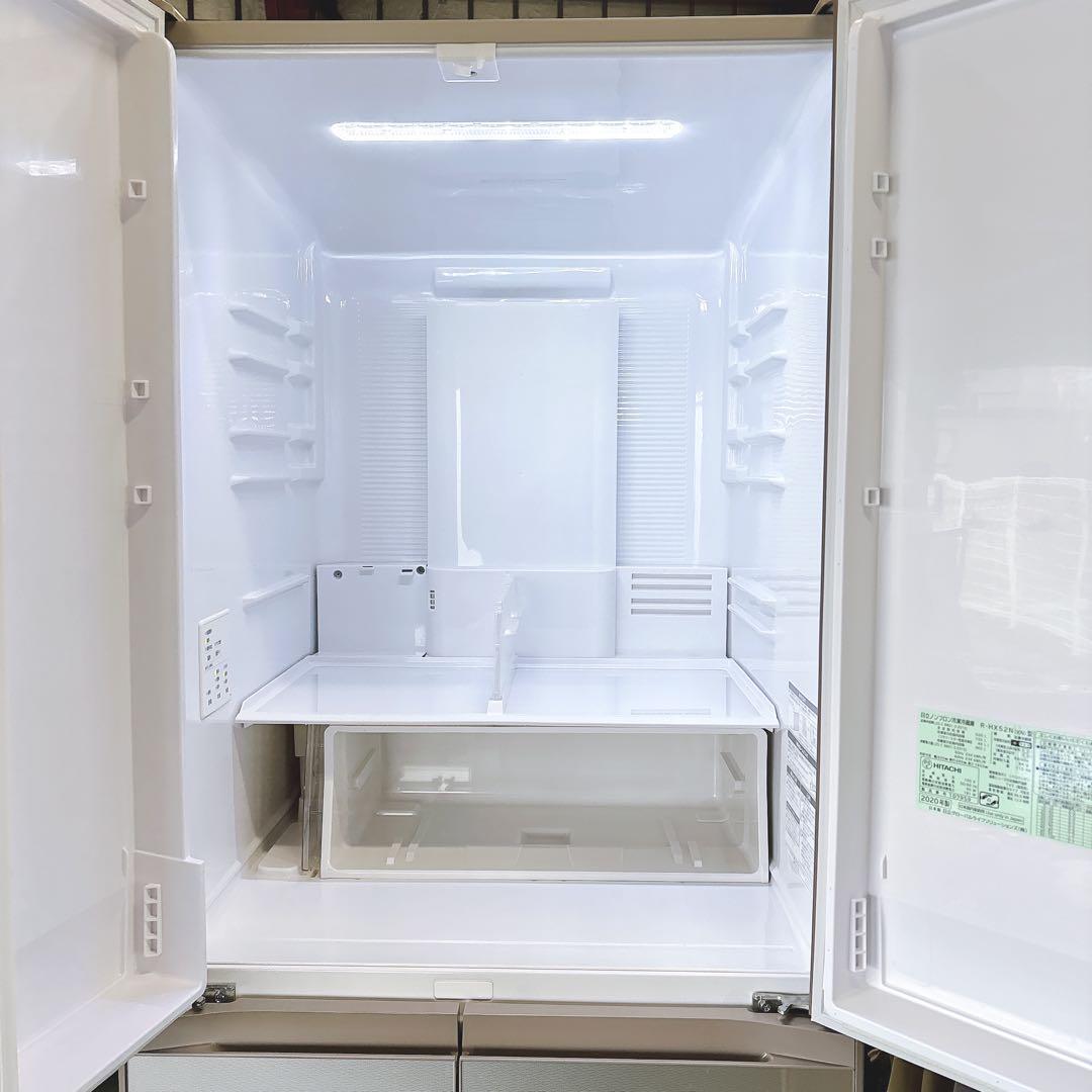 【神奈川県厚木市引取希望】HITACHI 520L大型冷蔵庫6ドア2020年製
