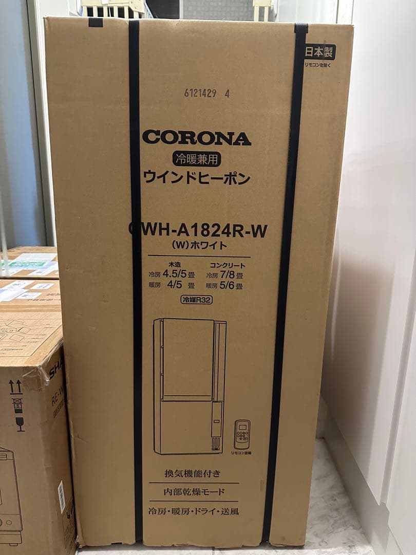 CORONA 窓用エアコン ウインドヒーポン 冷暖兼用 CWH-A1824R