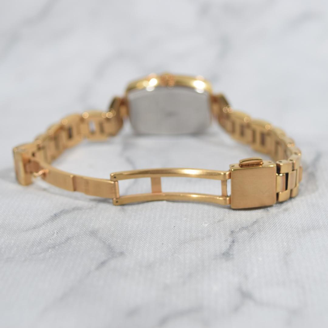 美品 SEIKO セイコー ルキア 電波ソーラー レディース黒金 ダイヤ付き