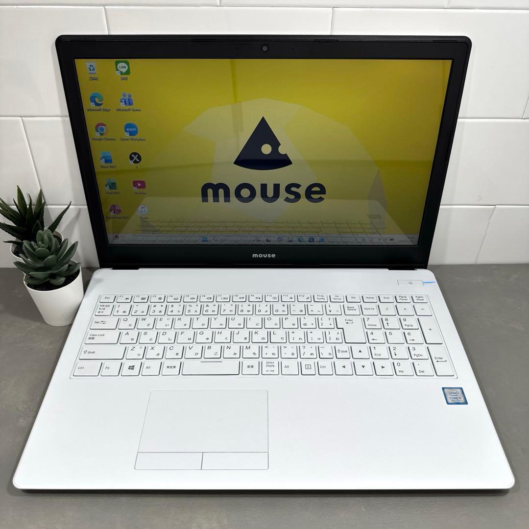 【日本生産】マウスパソコン☘8世代i7☘️メモリ16☘️NVMe256+1TB