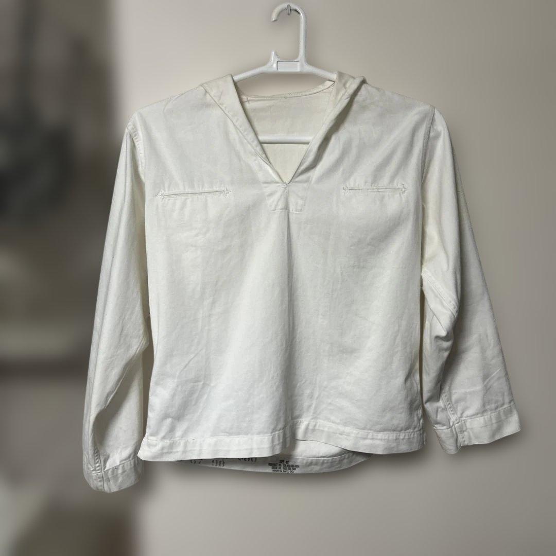 60s ヴィンテージ アメリカ海軍 コットンセーラーシャツ プルオーバー