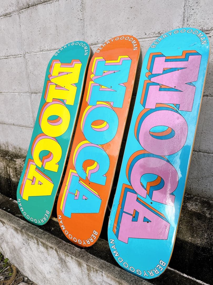 MOCA スケートボード デッキ 3枚セット