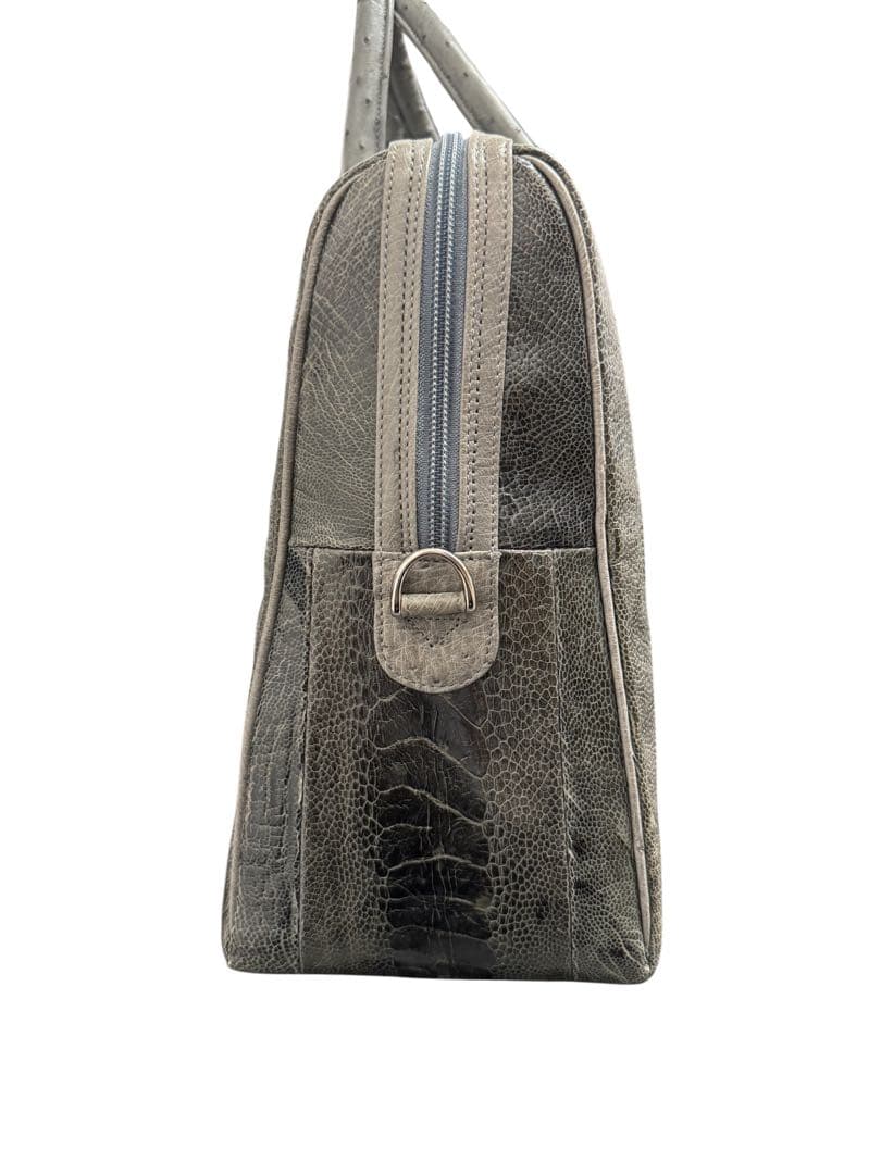 オーストリッチ　ボストンバッグ、セカンドバッグセット