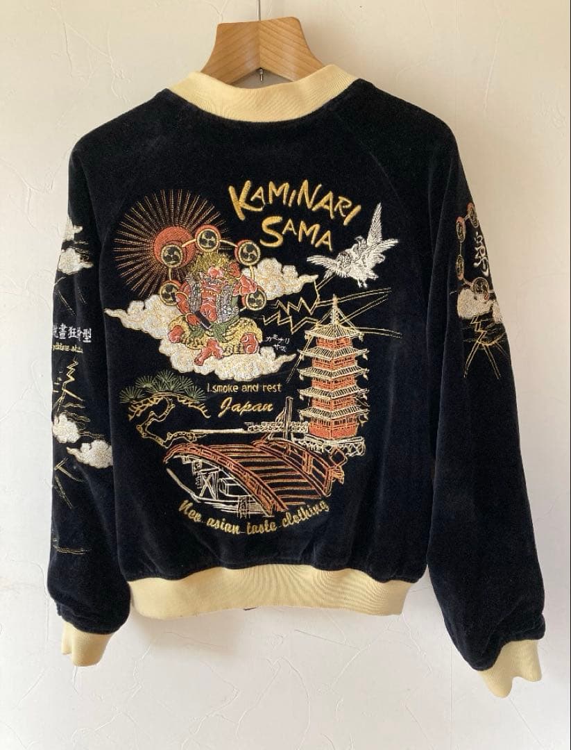 爆烈爛漫娘　完売　リバース　スカジャン　雷様＆芸者　サイズ38 M相当